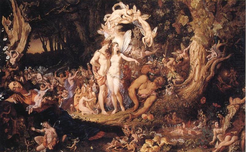 The Reconciliation of Oberon and Titania, Paton, Sir Joseph Noel